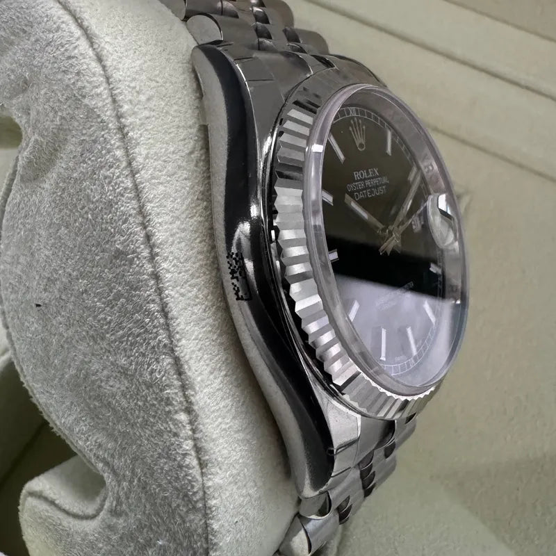 2008 Rolex 36mm Datejust stainless steel 116234 Jubilee Bracelet - fully stickered!