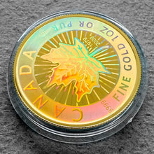 Load image into Gallery viewer, 2009 Canada 1 oz .9999 Maple Leaf Gold - Hologram 750 Mintage

