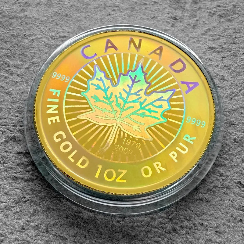 2009 Canada 1 oz .9999 Maple Leaf Gold - Hologram 750 Mintage