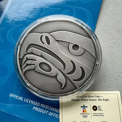 2010 Olympic Games The Eagle Canada $250 Kilo Silver Coin Mintage 1500