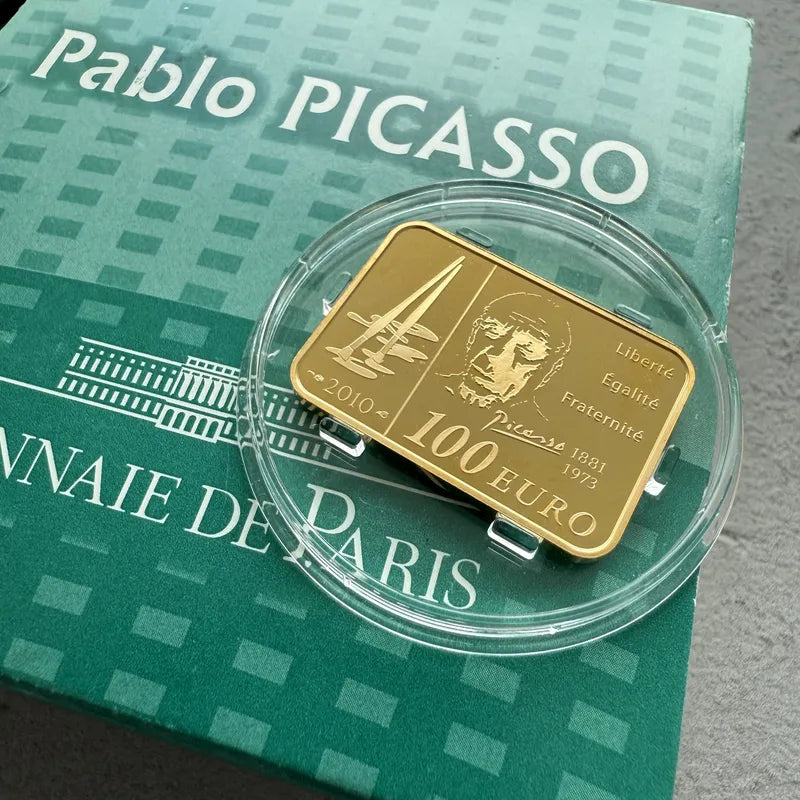 2010 Pablo Picasso Gold Coin 100 Euro France - Mintage 500 pcs
