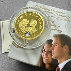 2011 Canada $200 William and Kate Royal Wedding with Swarovski Crysta