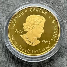 Load image into Gallery viewer, 2012 Canada $350 Gold Coin 1.125 - .99999 Fine Gold - Sir Isaac Brock
