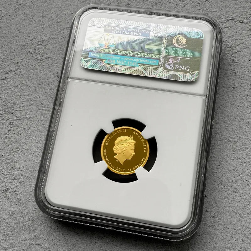 2012 $15 Gold Year of the Dragon Australia NGC Proof PF 70 First Strike