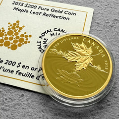 2015 Canada Maple Leaf Reflection 1 oz Gold Coin