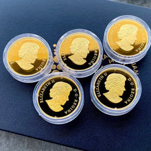 Load image into Gallery viewer, 2015 Canada Flora and Fauna set with Murano glass – 9.6oz of .9999+ fine gold
