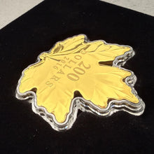 Load image into Gallery viewer, 2016 Canada $200 Maple Shaped Coin 1 oz Gold Coin - Nature&#39;s pure form
