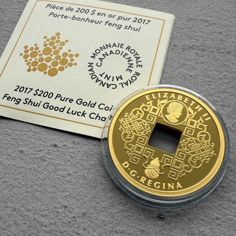 2017 Canada $200 Feng Shui Good Luck Charms - Pure Gold Coin