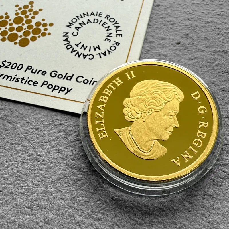 2018 $200 Canada Armistice Poppy 1 oz Gold Coin
