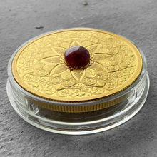 Load image into Gallery viewer, 2019 Canada $200 Celebrating Diversity Pure Gold Coin with AAA Ruby
