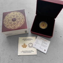 Load image into Gallery viewer, 2019 Canada $200 Celebrating Diversity Pure Gold Coin with AAA Ruby

