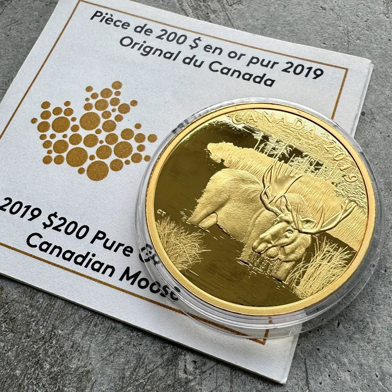 2019 Canada $200 Moose 1oz Gold Coin – CoinWatchCo