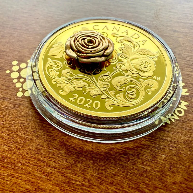 2020 Canada $200 Queen Elizabeth set with ever blooming Rose