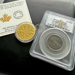 2021 Canada $200 Relics of New France: Louis XIV 2-Coin Set