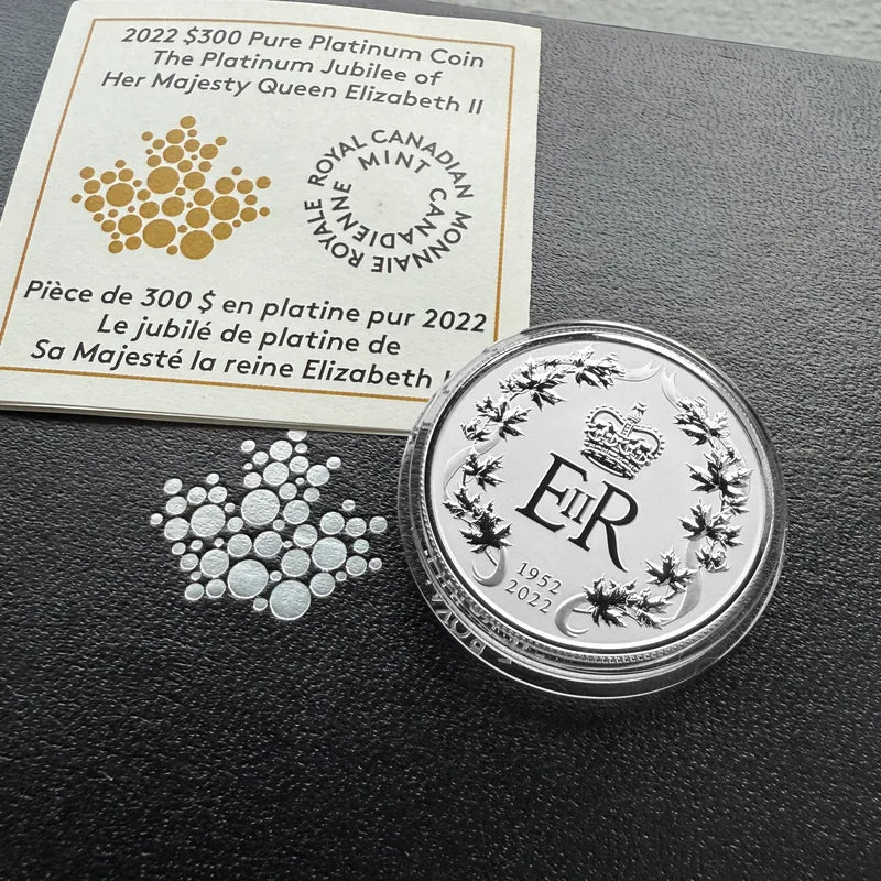 2022 Canada 1oz Platinum Jubilee of QEII Majesty Queen Elizabeth II