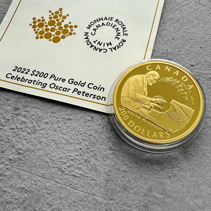 2022 Canada $200 Oscar Peterson 1 oz Gold Coin