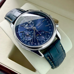 2022 Longines Master Collection L26734920 Moonphase Blue dial - Box + Papers