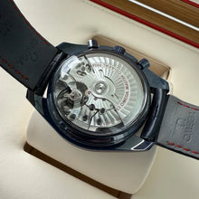Load image into Gallery viewer, 2022 Omega Speedmaster 30493445203001 Ceramic Box + Papers Blue Side of the Moon

