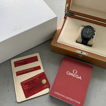 Load image into Gallery viewer, 2022 Omega Speedmaster 30493445203001 Ceramic Box + Papers Blue Side of the Moon

