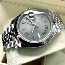 Load image into Gallery viewer, 2022 Rolex 41mm Datejust Jubilee 126300 – Box and Papers - Wimbledon Dial

