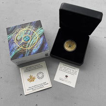 Load image into Gallery viewer, 2023 Canada $200 Celebrating Knowledge 1oz Gold Coin With Abalone Shell
