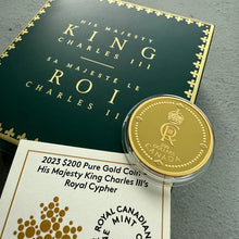 Load image into Gallery viewer, 2023 $200 Majesty King Charles III’s Royal Cypher coin
