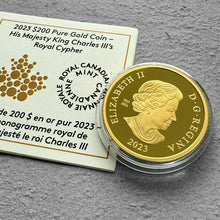 Load image into Gallery viewer, 2023 $200 Majesty King Charles III’s Royal Cypher coin
