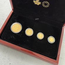 Load image into Gallery viewer, 2024 Canada Fraction Gold Maple Set - 1.4 oz of .9999+ fine gold - Sapphire
