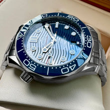 Load image into Gallery viewer, 2024 Omega Seamaster 21030422030001 Stainless Steel - Box Papers - Blue Dial

