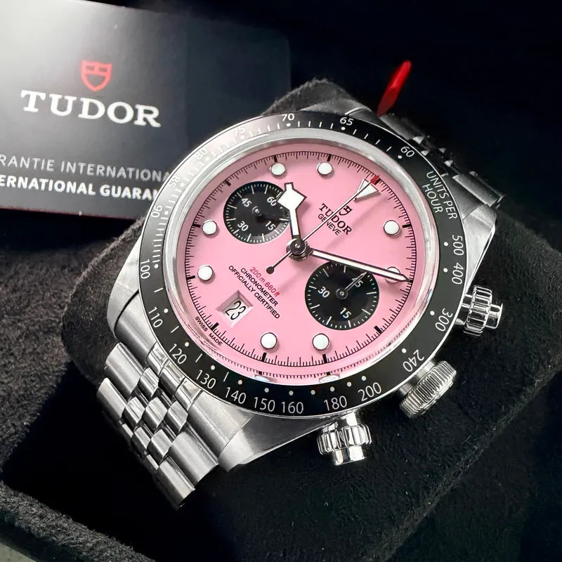 2024 Tudor Black Bay Chrono 79360N Stainless - 79360 - Pink Miami Box + Papers