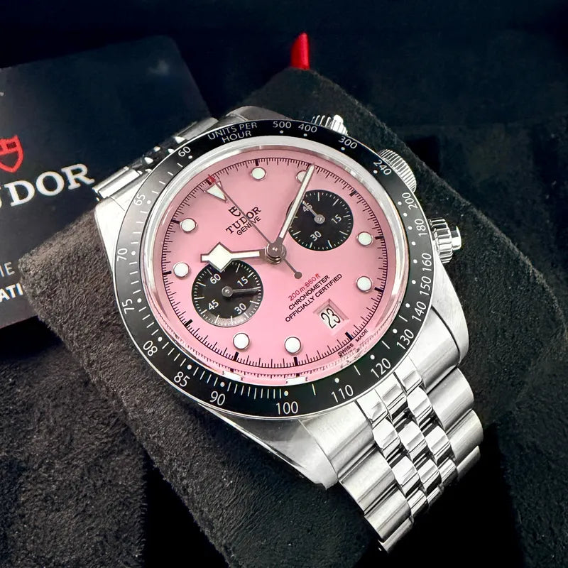 2024 Tudor Black Bay Chrono 79360N Stainless - 79360 - Pink Miami Box + Papers