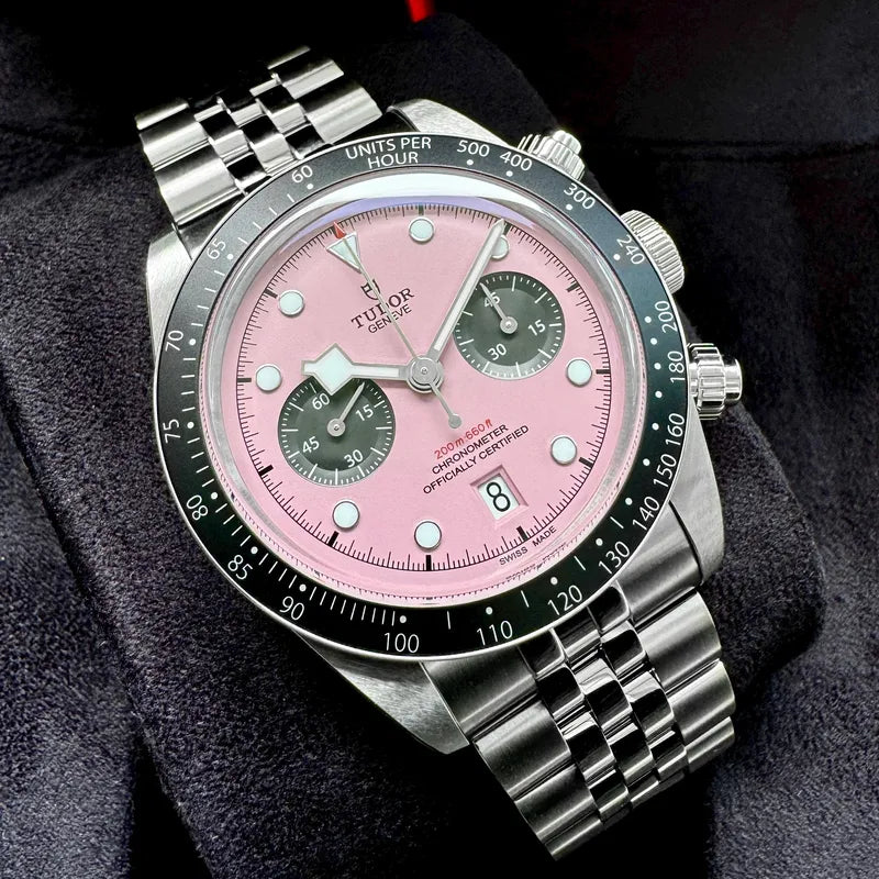 2024 Tudor Black Bay Chrono 79360N Stainless - 79360 - Pink Miami Box + Papers - Unworn!
