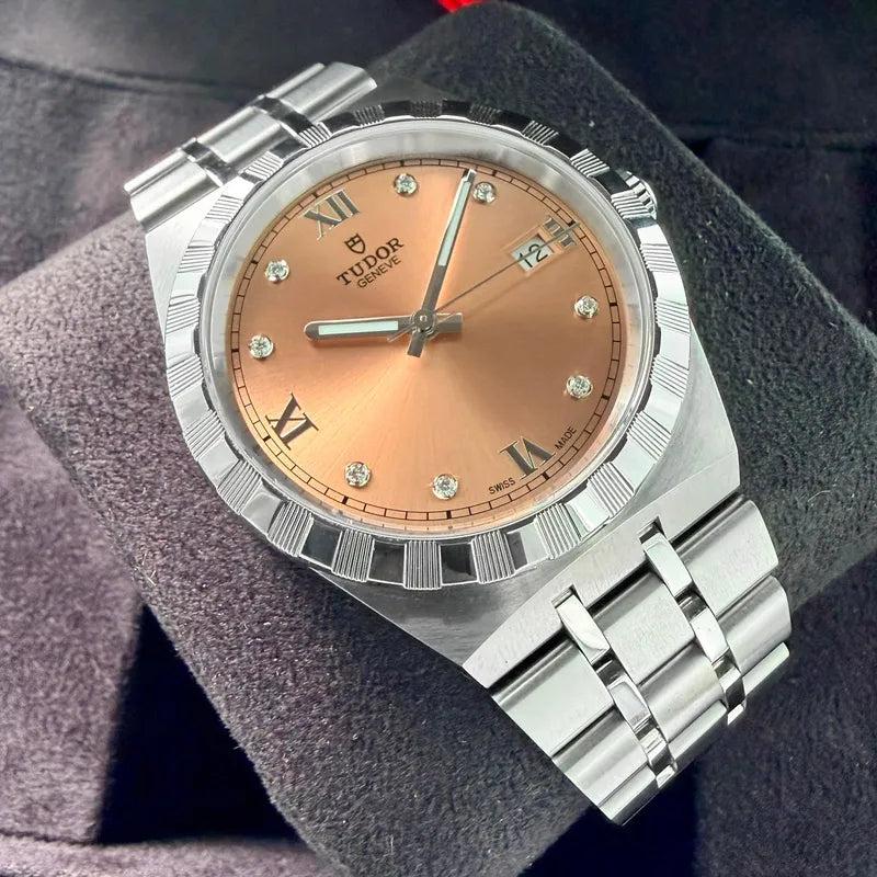 2024 Tudor Royal Diamond Salmon Pink Dial 28500 – Box / Papers