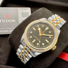 Load image into Gallery viewer, 2024 Tudor Black Bay 36 Two Tone 79653 Diamond Bezel – Box Papers – Stickered
