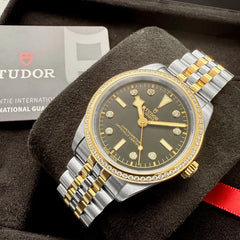 2024 Tudor Black Bay 36 Two Tone 79653 Diamond Bezel – Box Papers – Stickered