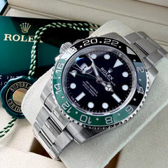 2025 Rolex 126720 Sprite Leftie GMT Master II - 126720VTNR Box Papers