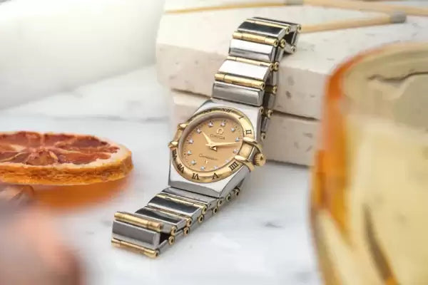 23mm Ladies Omega Constellation 6553/865 - Gold Diamond Dial