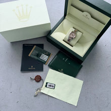 Load image into Gallery viewer, 26mm Rolex Datejust 179161 Two Rose Gold Roman Numerals Dial - Box + Papers
