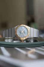 Load image into Gallery viewer, 27mm Omega 18k Gold Constellation 123.20.27.60.55.003 Mother Pearl Diamond Dial
