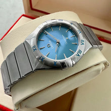 Load image into Gallery viewer, 28mm Omega Constellation Steel Blue Dial 131102860030  Box + papers + receipt
