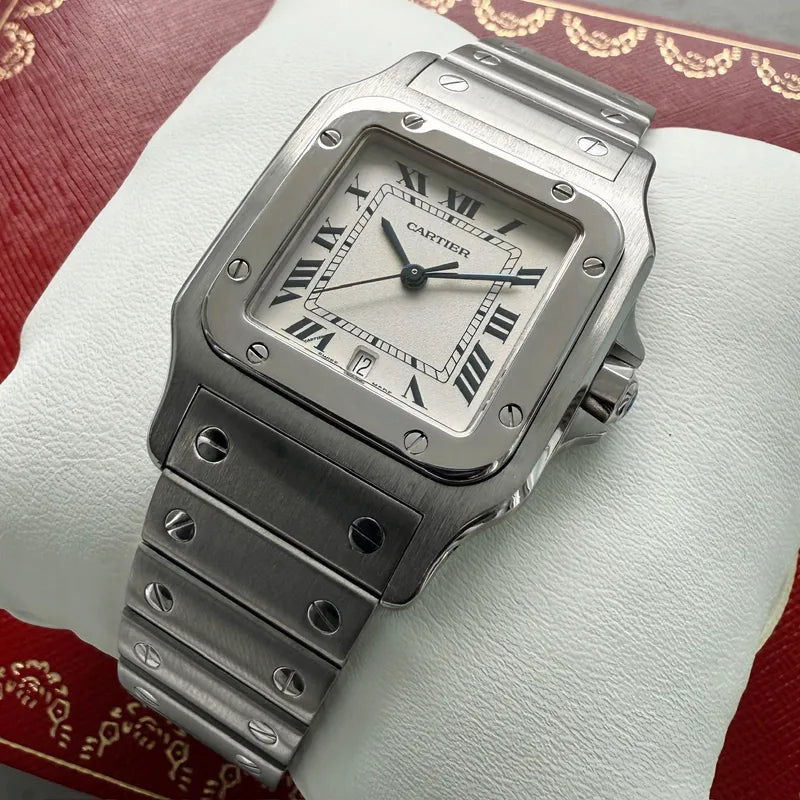 29mm Cartier Santos Galbée 1564 Stainless Steel