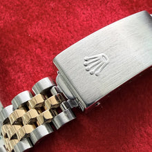 Load image into Gallery viewer, 31mm 1989 Rolex 68273 Datejust Gold Dial Jubilee Serviced Box + Papers
