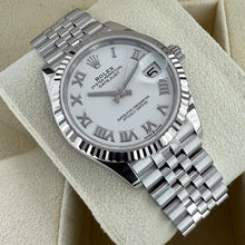 Load image into Gallery viewer, 31mm Rolex Datejust Jubilee Band 278274 – Box Papers - White Dial Roman Numeral
