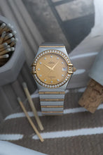 Load image into Gallery viewer, 33.5 Mens Omega Constellation 1217.15.00 -Factory diamond bezel and Diamond Dial
