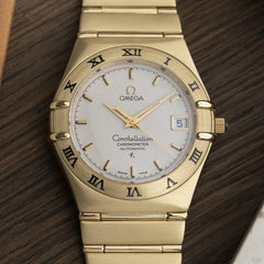 35.5mm Omega Constellation 18k Solid Yellow Gold Automatic 1102.30.00 -128 grams