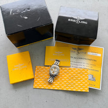 Load image into Gallery viewer, 36mm Breitling Cock Pit B13358 Box Papers + Factory Bezel Mother of pearl dial
