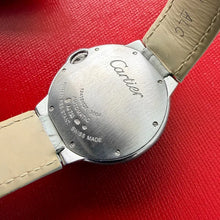 Load image into Gallery viewer, 36mm Cartier Ballon Bleu 3004 White Gold - Box Papers - Factory set diamonds
