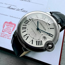 Load image into Gallery viewer, 36mm Cartier Ballon Blue Stainless Steel 3001 - Automatic Movement Serviced

