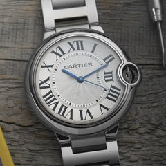 36mm Cartier Ballon Blue Stainless Steel 3005 - Serviced!