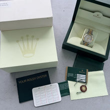 Load image into Gallery viewer, 36mm Rolex 116233 Datejust Jubilee Box Papers - Diamond Anniversary Silver Dial
